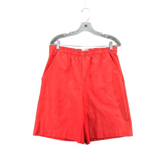 Vintage Womens Koret Francisca Shorts Size 31 Red Made in USA - Picture 1 of 9